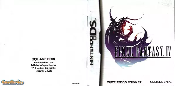 manual for Final Fantasy IV